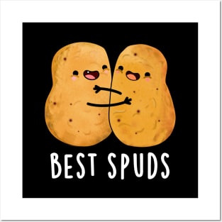 Best Spuds Cute Best Buddies Potato Pun Posters and Art